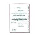 Certificado de calibracin ISO para el vibrmetro.