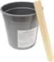 Set for determining the bulk density of wood chips