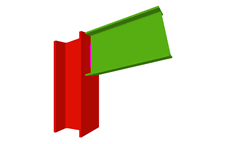 Unin de pilar con dintel articulado(almas coplanarias) 