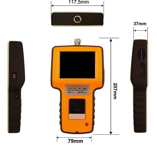 Dimensiones del videoendoscopio 