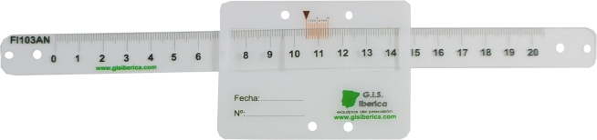 Fisurómetro recto extra largo una dirección FI103AN Fisurómetro recto extra largo una dirección FI103AN