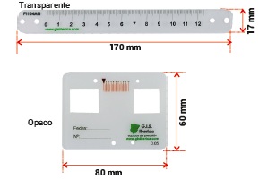 Fisurómetro recto extra largo una dirección FI104AN Fisurómetro recto extra largo una dirección FI104AN