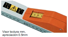 Telescómetro acople para medición de diámetros interiores y exteriores